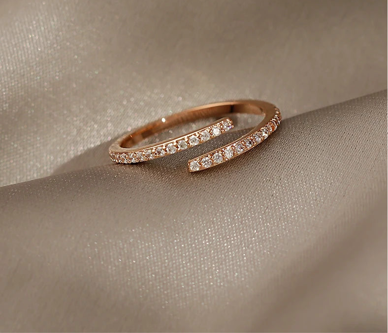 Minimalist Rose Gold Color Ring